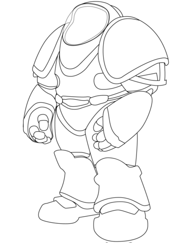 Space Suit Coloring page