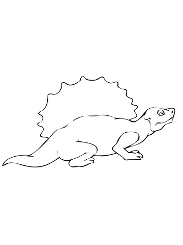 Spinosaurus Dino Coloring page