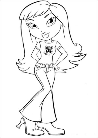 Spring fashion Coloring page