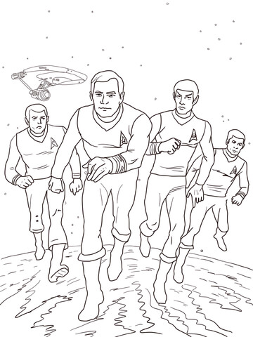 Star Trek the Animated Series Coloring page