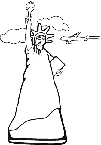 Statue Of Liberty New York  Coloring page