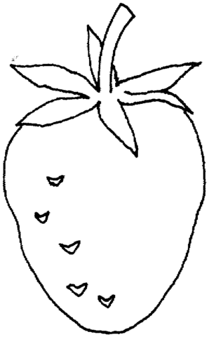 Strawberry  Coloring page