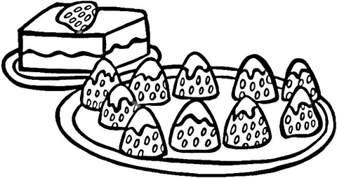 Strawberry Shortcake  Coloring page