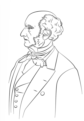 John Stuart Mill Coloring page