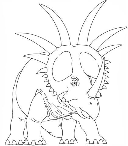 Styracosaurus Coloring page