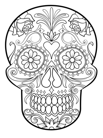 Sugar Skull Coloring page