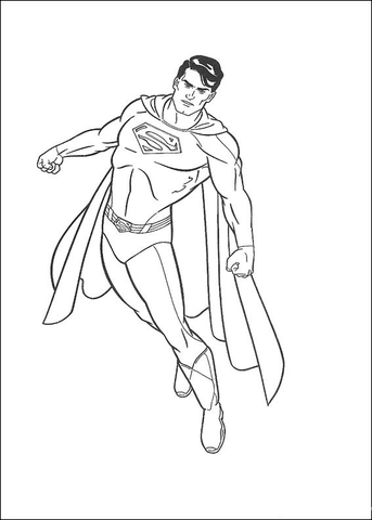 Superman   Coloring page