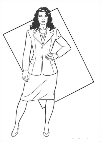 Lois Lane Coloring page