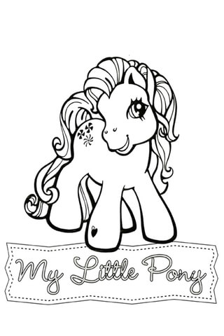 My Little Pony Sweetberry Coloring page