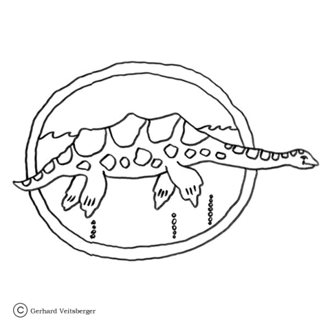 Loch Ness Monster Coloring page
