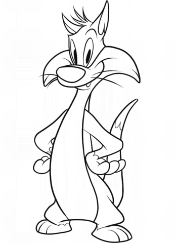 Sylvester Coloring page