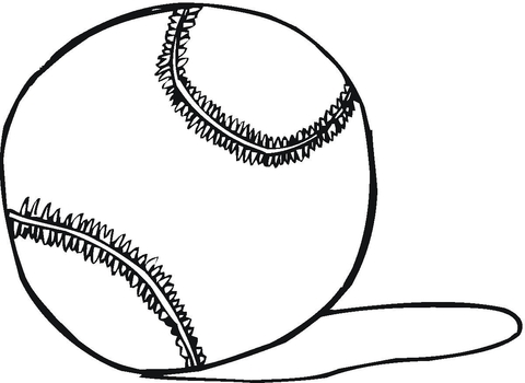 Tennis Ball  Coloring page