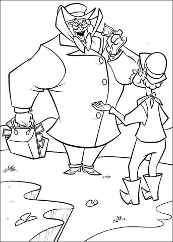 Business proposal Coloring page
