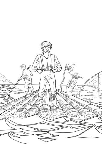 The Adventures of Tom Sawyer Coloring page