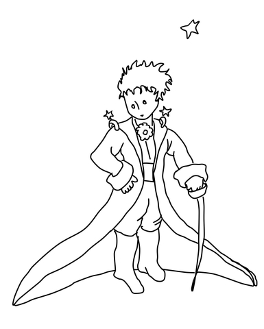 The Little Prince Coloring page
