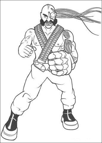 Dr. X Coloring page