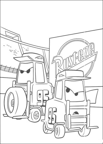 Rust-eze 95  Coloring page
