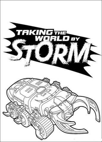 Taking the world by Storm  Coloring page