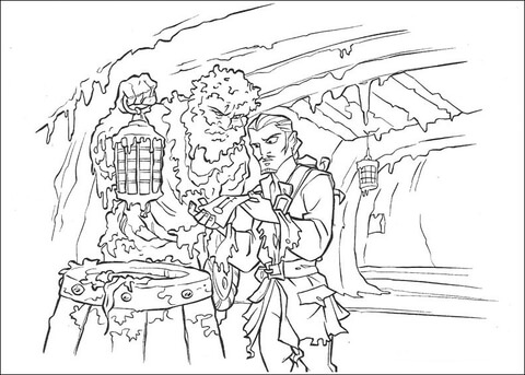 Bootstrap Bill Turner and Will Turner are looking at the map Coloring page