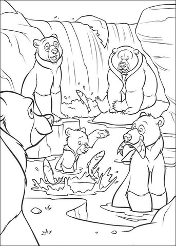 They Try To Catch Fish  Coloring page