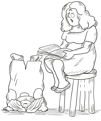 They Were Even Rude During Story Hour Coloring page