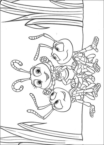 Bugs Coloring page
