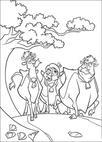 Grace, Maggie and Mrs.Calloway Coloring page