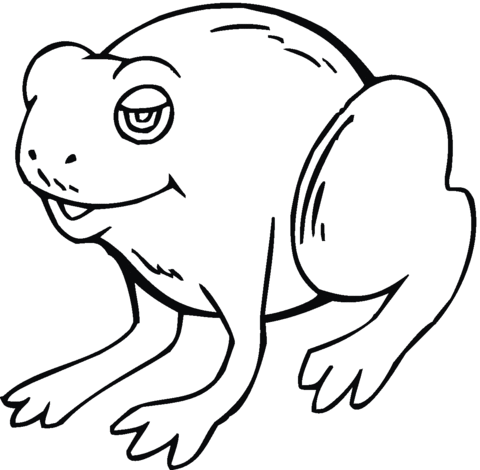 Toad 4 Coloring page