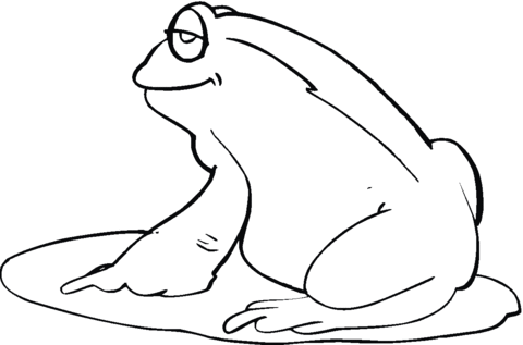 Toad 7 Coloring page