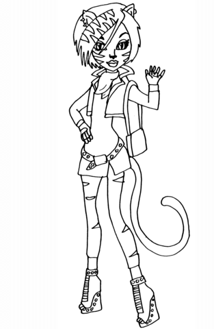 Toralei Doll Coloring page