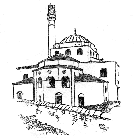 Hagia Sophia Mosque Coloring page