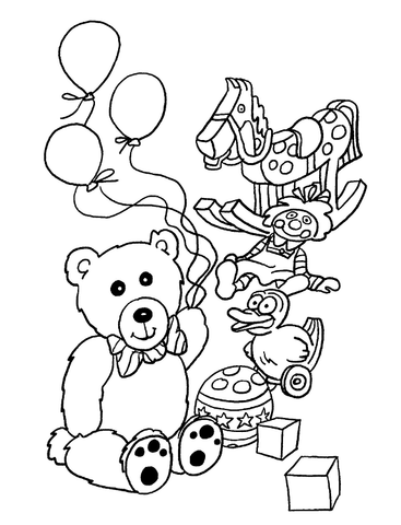 Toys  Coloring page