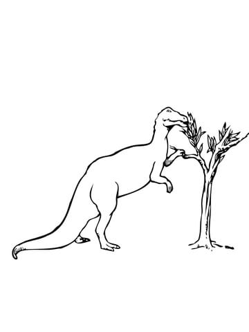 Trachodon Coloring page