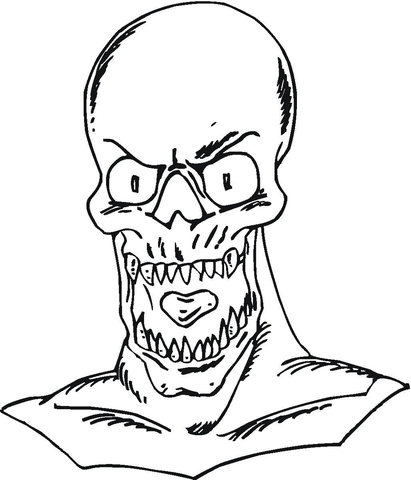 Undead Coloring page