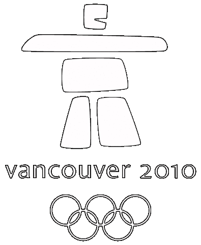 Vancouver Olympics 2010 ( Ilanaaq the Inukshuk ) Coloring page