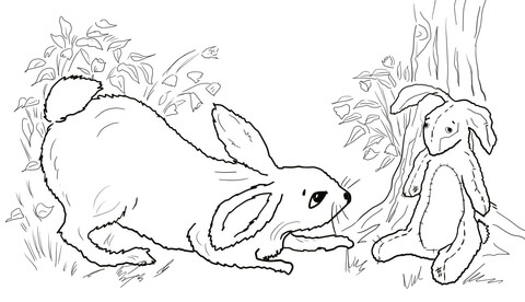 Velveteen Rabbit Becoming Real Coloring page