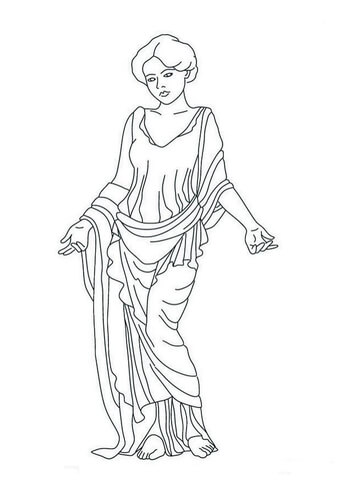 Venus Statue  Coloring page