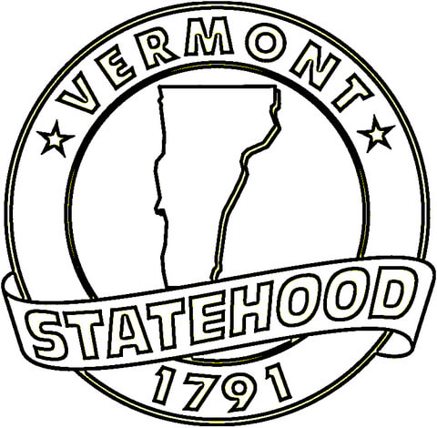 Vermont  Statehood Coloring page
