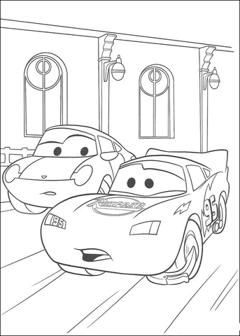 McQueen Coloring page