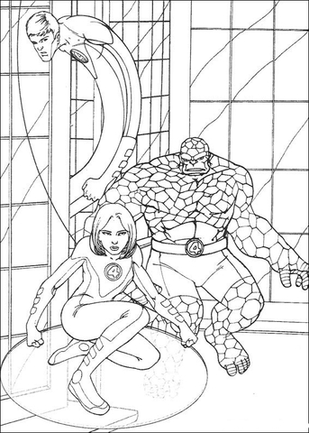 Watch Their Enemy  Coloring page