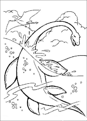 Plesiosaur Coloring page