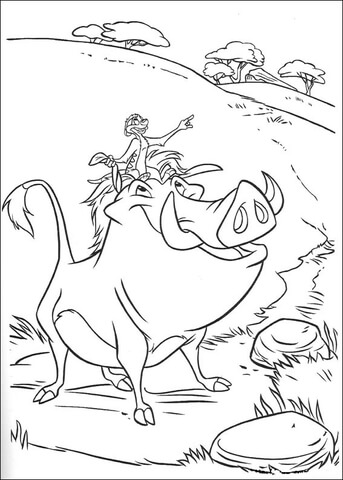 We should go this way Coloring page