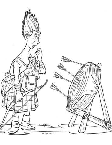 Wee Dingwall Coloring page