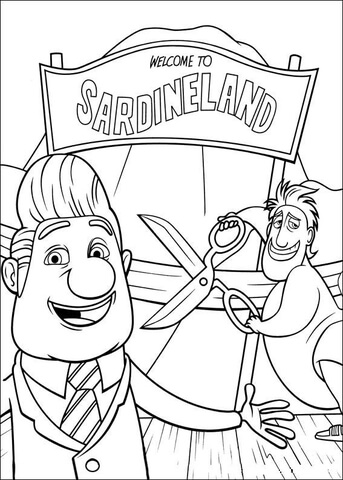 Welcome To Sardinesland  Coloring page