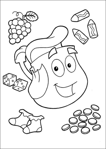 Rescue pack Coloring page