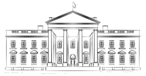 White House Coloring page