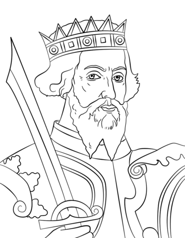 William the Conqueror Coloring page