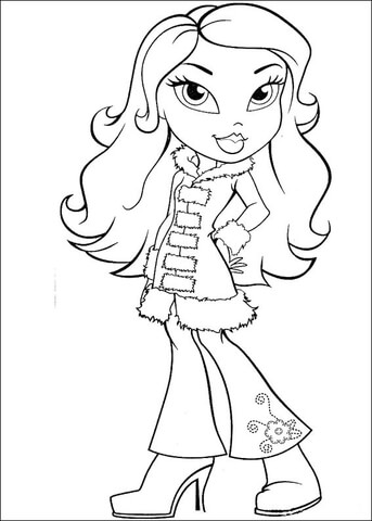 Winter Coat Coloring page