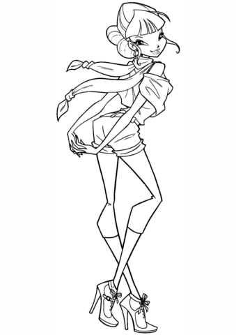 Winx Musa Coloring page