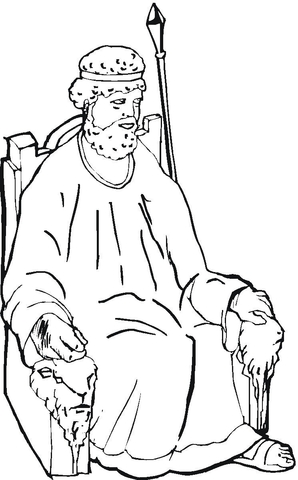Wise Samuel Coloring page